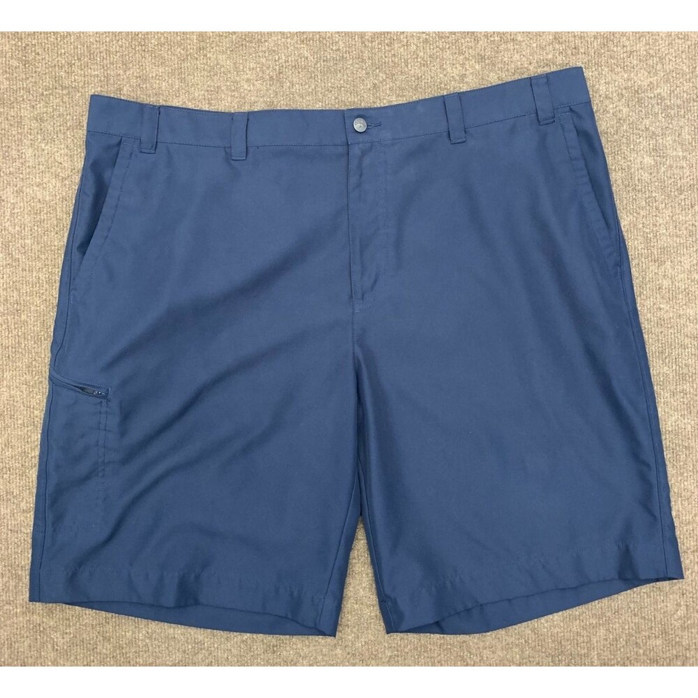 Callaway Shorts Mens 40 Golf Optimum Performance Wicking Zip Pocket Flat Front